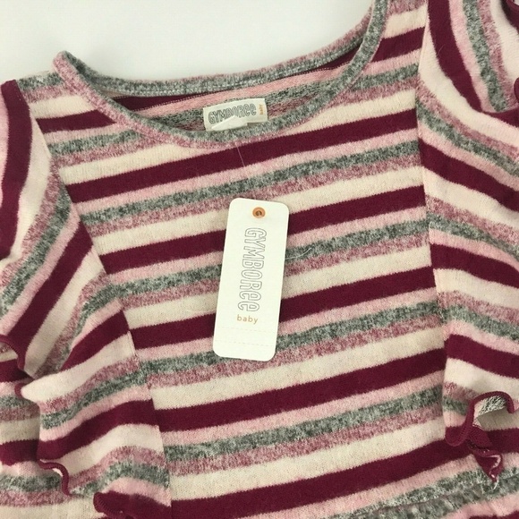Gymboree Berry Stripe Ruffle Feathersoft D… - Picture 4 of 6